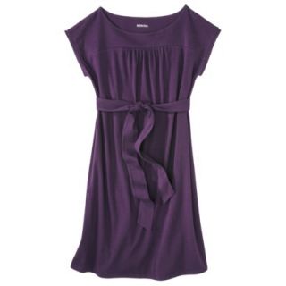 Merona Maternity Cap Sleeve Dress   Purple XS