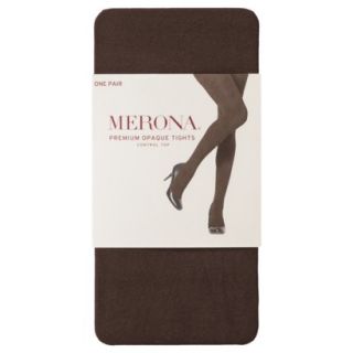 Merona Womens Premium Control Top Opaque Tights   Rich Brown XL/XXL