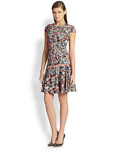 Erdem Flared Floral Dress  