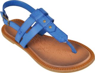 Womens Journee Collection Impart 01   Blue Thong Sandals