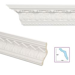 Acanthus Pellet 6.53 inch Crown Molding