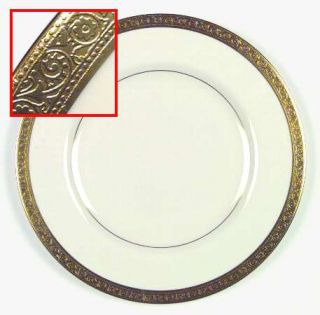 Haviland Athena (New York) Dinner Plate, Fine China Dinnerware   Ny, Gold Encrus