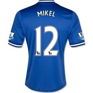 adidas Chelsea 13/14 MIKEL Authentic Home Soccer Jersey